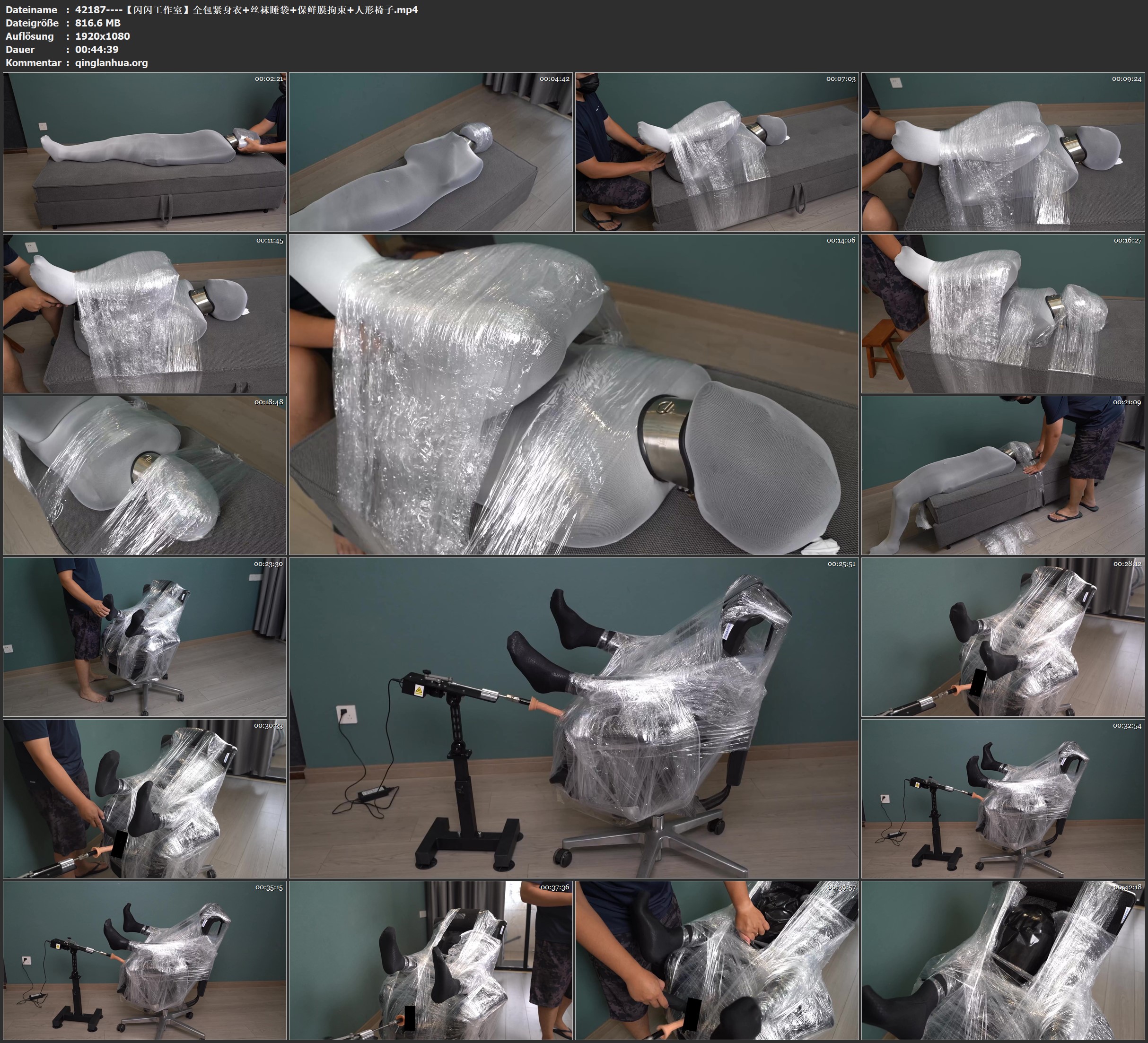 42187----【闪闪工作室】全包紧身衣 丝袜睡袋 保鲜膜拘束 人形椅子.jpg