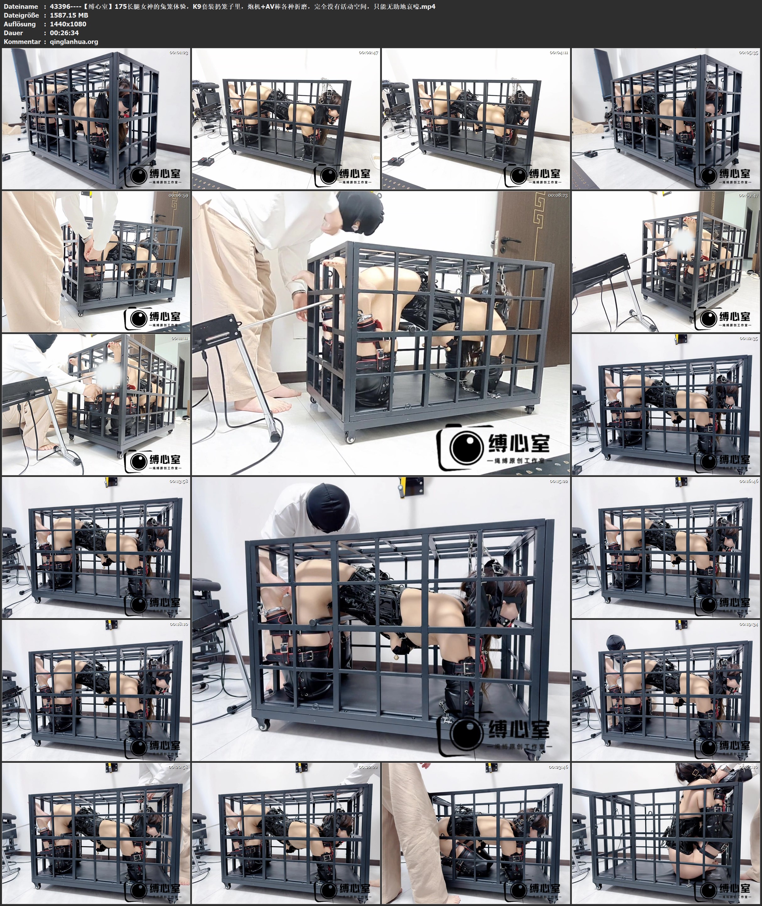 43396----【缚心室】175长腿女神的兔笼体验，K9套装扔笼子里，炮机 AV棒各种折磨，完.jpg