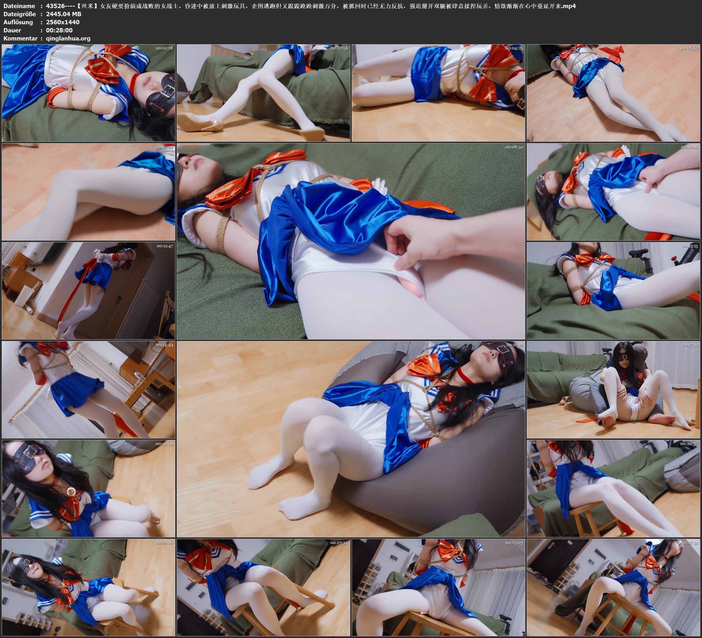 43526----【丝米】女友硬要扮演成战败的女战士，昏迷中被放上刺激玩具，企图逃跑但又.jpg