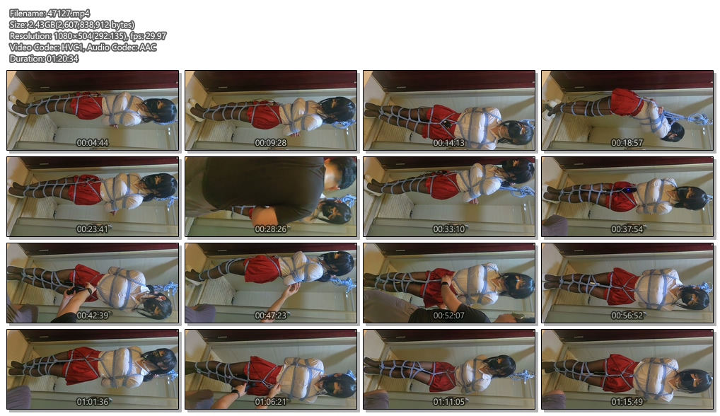 47127----【xxxjj】男娘油亮黑丝高跟鞋 半吊并腿股绳罚站 郊狼 伸缩玩具 zdb三重长时间折磨.jpg