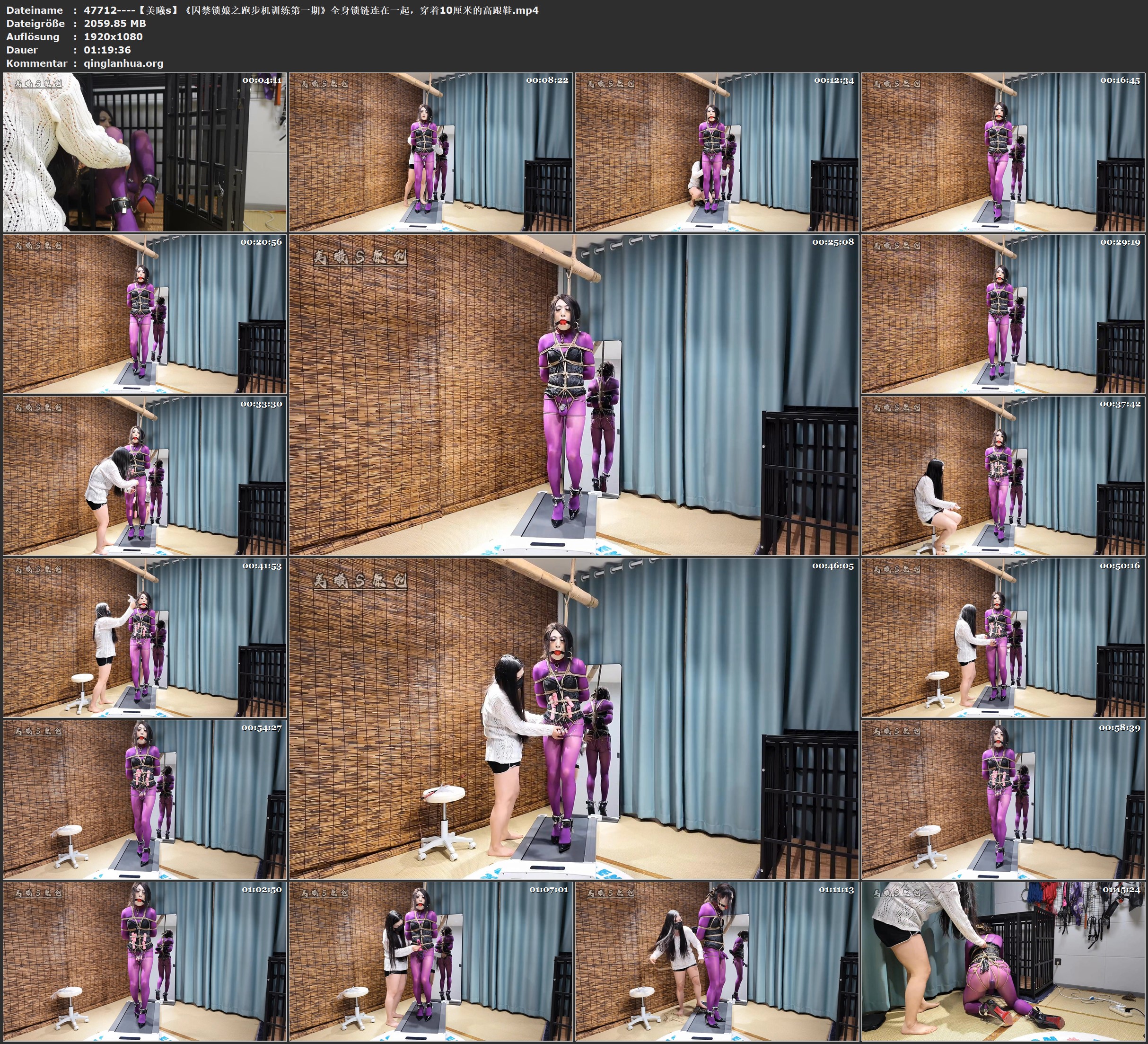 47712----【美曦s】《囚禁锁娘之跑步机训练第一期》全身锁链连在一起，穿着10厘米的高跟鞋.jpg