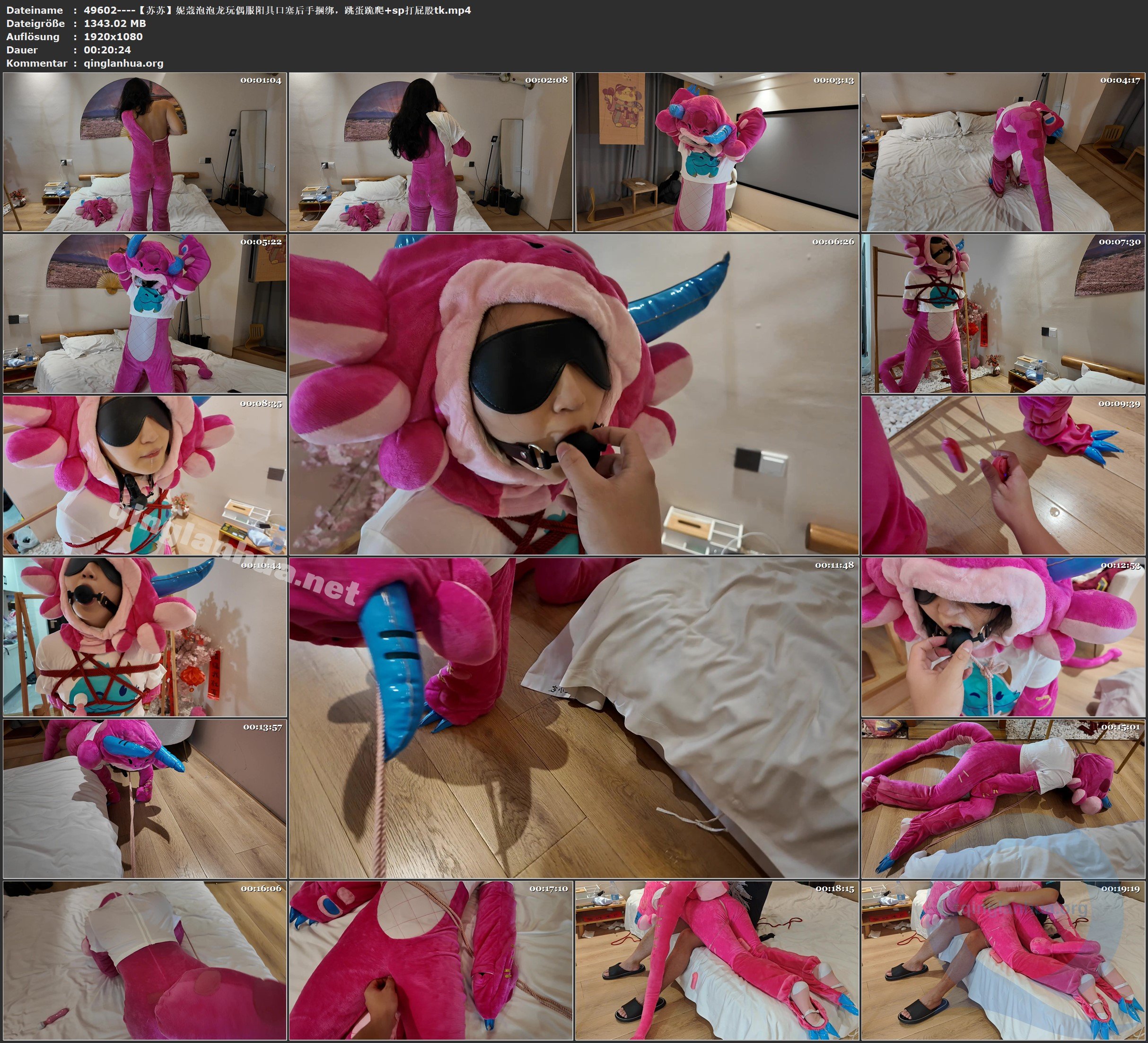 49602----【苏苏】妮蔻泡泡龙玩偶服阳具口塞后手捆绑，跳蛋跪爬 sp打屁股tk.jpg