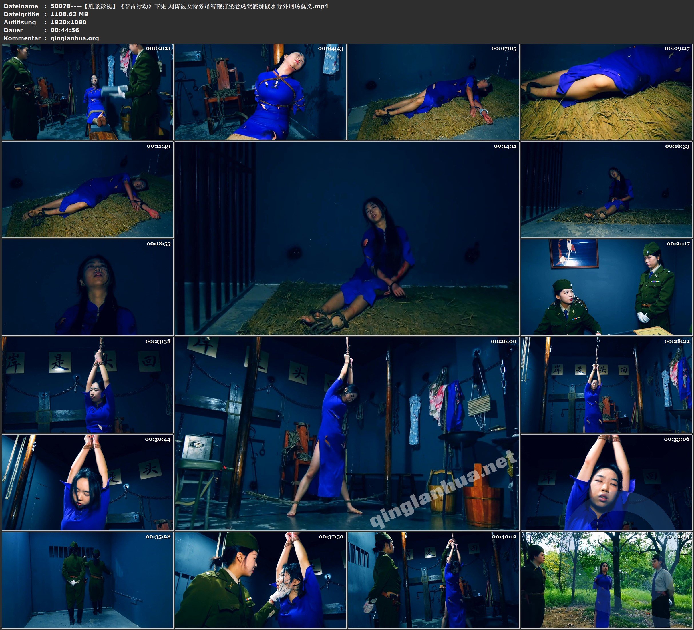 50078----【胜景影视】《春雷行动》下集 刘涛被女特务吊缚鞭打坐老虎凳灌辣椒水野外刑场就义.jpg