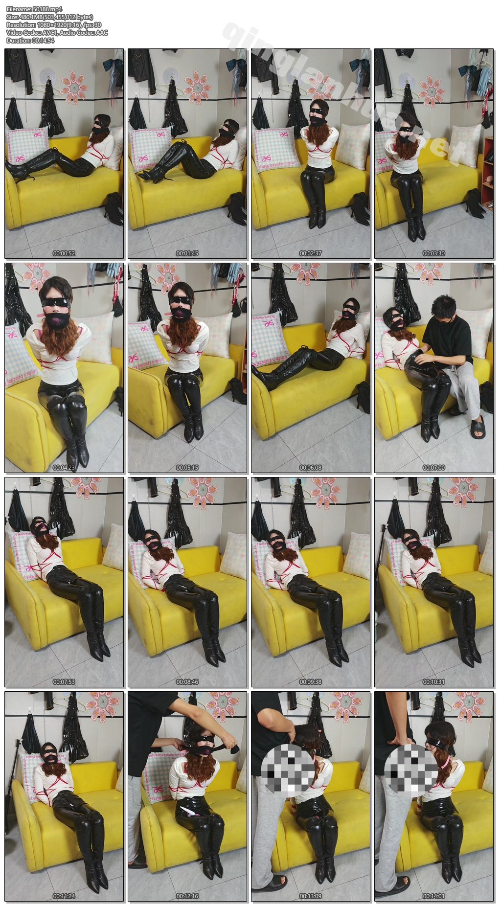 50188----【胶女原创】女孩直播结束被人入室劫色，身穿亮皮裤 过膝长靴 被束缚住手脚.jpg