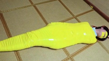 【渎竺】黄色胶带木乃伊紧缚！制作过程展示！