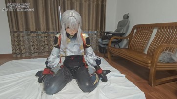 【狸猫工作室】申鹤kigurumi电击play100 电哭，塑料袋套头息窒，铁球封闭