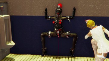 【3D动画】皮马桶系列 惩罚的礼物（下）有配音有剧情故事 科幻系故事画面大升级被剥夺了感官颜面以及声音的奴隶0037号的最终调教故事