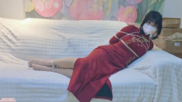 【司念念】红色旗袍 日式捆绑+真实采访 更真实的念念.