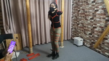 【束缘阁】长腿珍珍 木杠固定 难受的姿势