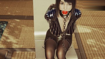 【3D动画】全面升级，[手动滑稽]了自己定拍作品的呻吟声！！OL动画来了 OL被开腿缚 强制换装变成宅男的兔女郎玩物，最后堕落为宅男脚下的皮具便所。。