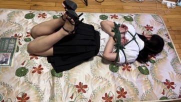 【玩奴原创】13cm凉高大长腿炮架驷马，行刑式捆绑，紧得爆炸！