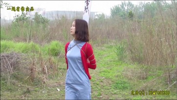 【一绳有你】年轻漂亮张晓雪旗袍+现代五花捆绑教程展示
