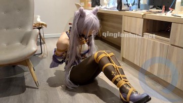 【此间鸽者】刻晴小姐后手观音紧缚全过程