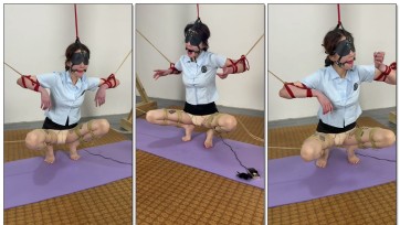 【眼眸出品】第三十八部《五体悬吊+电击GS+垫脚》