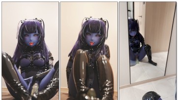【zentai】ハロウィン！サキュバスさまの訪問♡