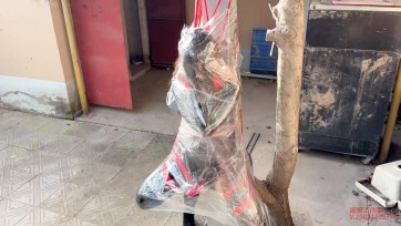 【媚娘工作室】吊缚全包皮质“蚕蛹”