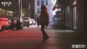 【半岛束艺台】【户外】【封嘴】鹿野内衣皮裤捆绑外套大衣小区溜达