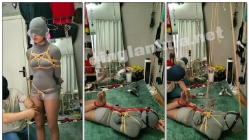 【江山原创】文慧性感皮肤衣，巨乳被捏！