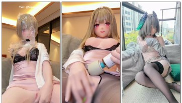 【zentai】无缝黑丝 + 丝绸睡衣 + kig里面有接穴吸管 + 眺蛋塞穴 + 抠比自嗨 + 快乐棒自嗨 + 塑料袋套头窒熄