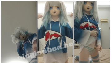 【小鲨鱼】扶他娃娃在长出小牛以后射到晕厥