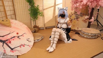 【中二病】白丝雷姆的日式蛇缚体验