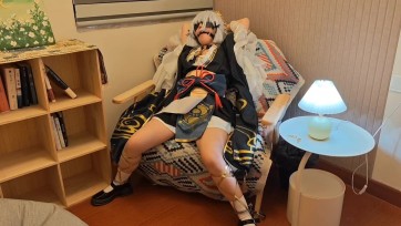 【苏苏】神里绫华霜刃千金，被奴役的神里大小姐，连体镣铐打扫卫生，逃跑失败被抓回啵啵贝强高，驷马tk，sp