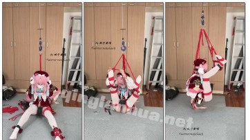 【坎喵】绝望的自缚-星穹铁道cos-风堇超绝折叠强制开腿放置+斐济杯强高地狱