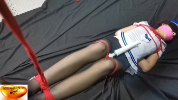 【绳舞飞扬】情趣空姐丝足按摩……168情趣空姐用丝足脚侍奉二弟、棒棒振阴、手扣出水、QG、鞭调升级中