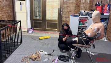 【媚娘工作室】虐奴-捆绑jj-电刑-榨汁放置