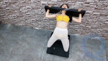 【HD飞天】大哥赠送的新道具来了,把艺仙儿禁锢起来开始折磨,每个姿式下来,都是生不死的感觉