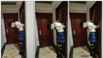 【小i原创】小伪娘高跟鞋罚站(带字幕)