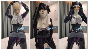【Lustdoll】双层胶衣修女窒息游戏