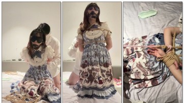 【口水汪】洛丽塔lolita捆绑，tk