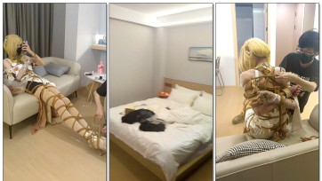 【此间鸽者】cos阿格莱雅紧缚体验