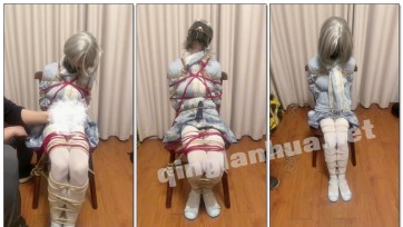 【kilo】座椅乱绳交叉紧缚捆绑