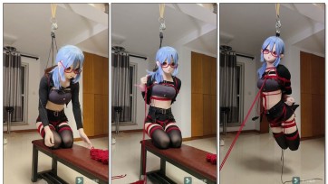 【林叹昕】天天的折腿吊缚自缚