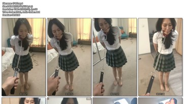 【小兔奶糖】约拍第二弹 琪琪手铐锁脚行走