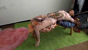 【随心原创】凌菲 花与蛇 长条凳和健身架上的享受 合集