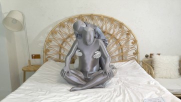 【爱丝袜の凌风姐姐】银色催眠师(中)——凌风和催眠师的zentai恋物激情play