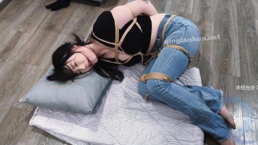 【禾一原创】微剧情—《美女家教变绳奴》美女老师关关上门教课 被变态学生迷晕紧缚 惨遭玩弄 被激发M属性后的关关竟然主动求绑！