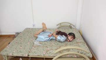 【clz原创】思思伴娘公主服装.新客户来约思思玩，这个鞭子抽得，旁人看着都疼