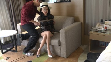 【阿木原创】看见口球，我不怕不怕啦！~【腿控必看下集！！】一小时捆绑，盘腿缚【2次堵嘴流口水~】