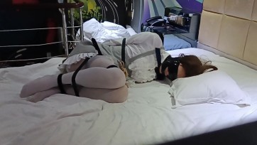 【莉雅】死亡爱丽丝~匹诺曹COS【1】 白丝伪娘皮带束缚