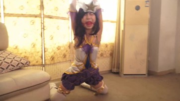 【逍遥】《天使詹娜》模特杜晴 角色扮演天使詹娜 口球 悬吊 龟甲