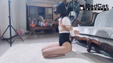 【BadCat】【妙妙X咲希】【咲希罚跪系列3】【捆绑 紧缚 罚跪 封嘴】